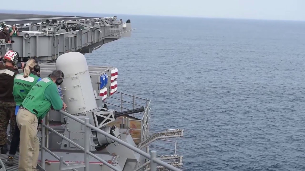 CIWS Shoot Aboard GHWB