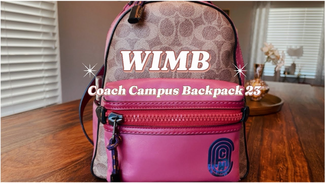 ꨄ What’s In My Bag | Coach Campus Backpack 23 ꨄ