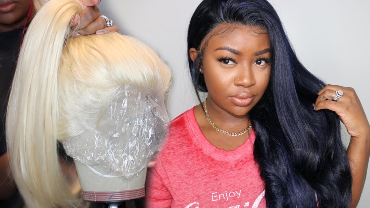 HOW TO DYE HAIR NAVY BLUE | SUPER EASY! | FEAT. VIP Wig