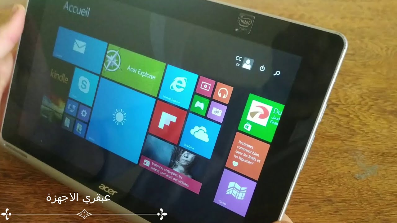 Reset tablet  pc acer  aspire sw5_012  طريقة فورمات تابلت