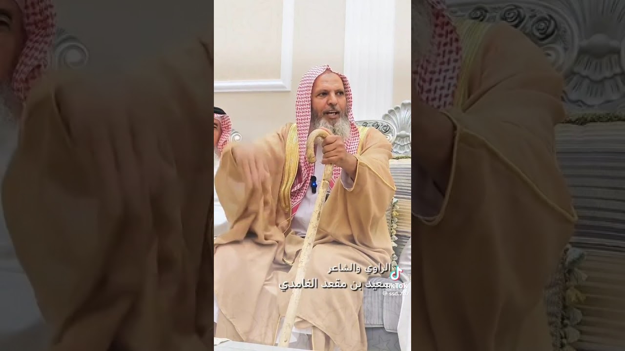 قصة قصيدة محسن الهزاني الراوي و الشاعر  سعيد بن مقعد الغامدي 