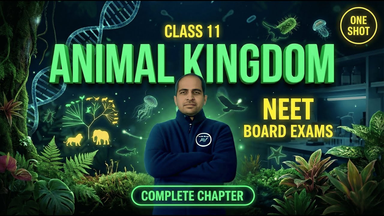 Animal Kingdom Class 11 Biology One Shot | NEET / BOARD EXAMS 2026 | Full Chapter