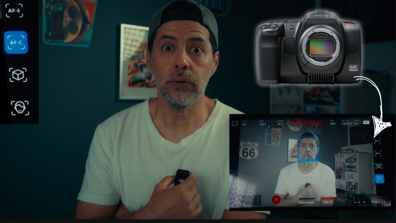 La cámara Blackmagic 6K tiene un enfoque increíblemente estable