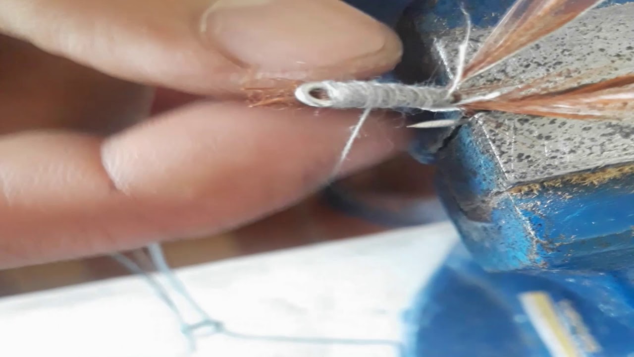 COMO HACER UNA MOSCA PARA PESCAR TRUCHAS