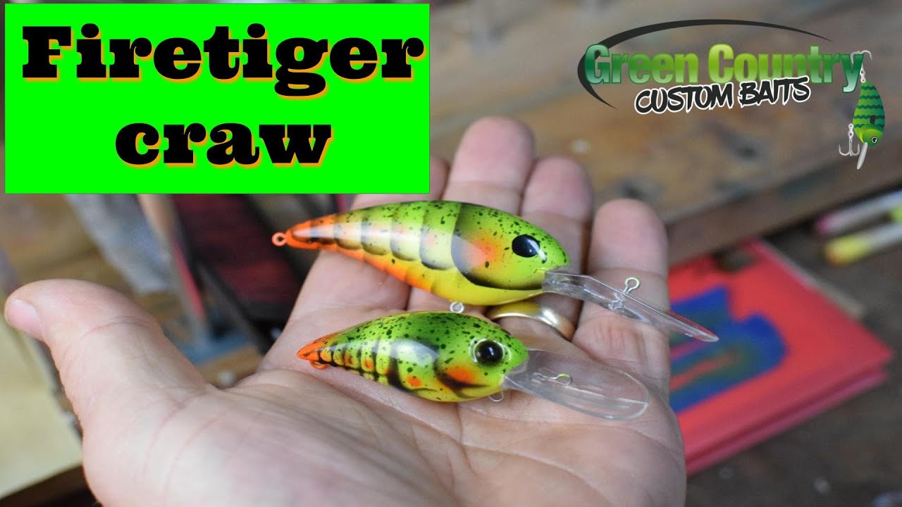 FIRETIGER CRAW 2--DEEP LITTLE N PAINTING