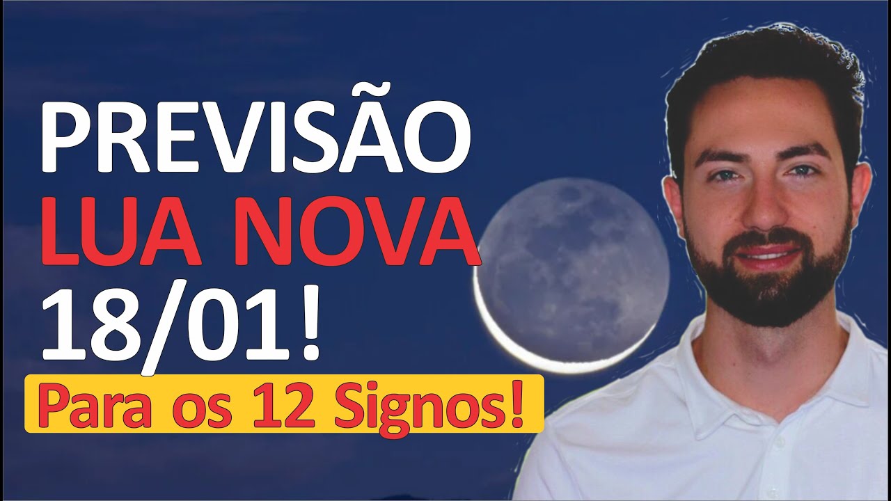 ⚠️ Previsão p/ os 12 Signos: LUA NOVA 18/01, a mais PODEROSA do ANO! | Astrologia e Espiritualidade