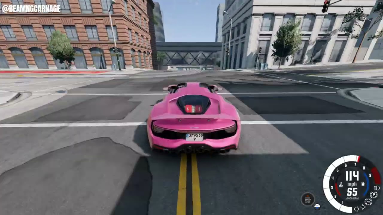 Massive Crash Compilation in BeamNG drive #142 - BeamNG Carnage