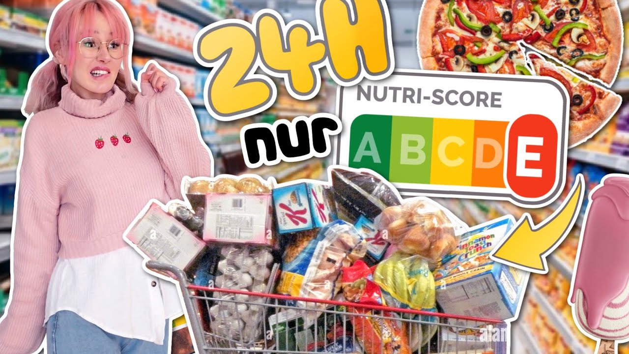 1 Tag nur NUTRI Score E essen 🍕 Wie ungesund ist es? | ViktoriaSarina