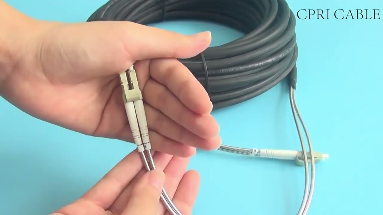 BBU RRU Duplex CPRI Cable , Armored Fiber Patch Cable 