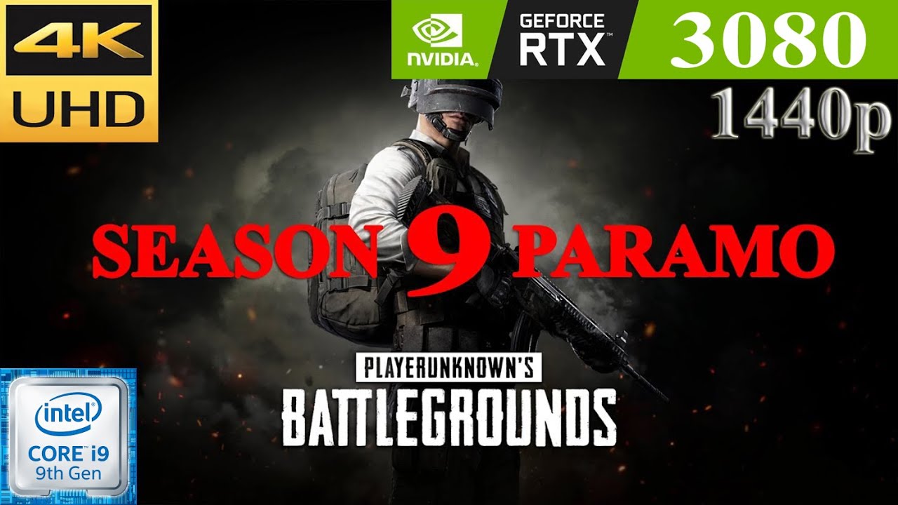 PUBG SEASON 9: RTX 3080 | 1440p | Ultra - Very Low Settings | New Map Paramo | PC Gameplay Benchmark