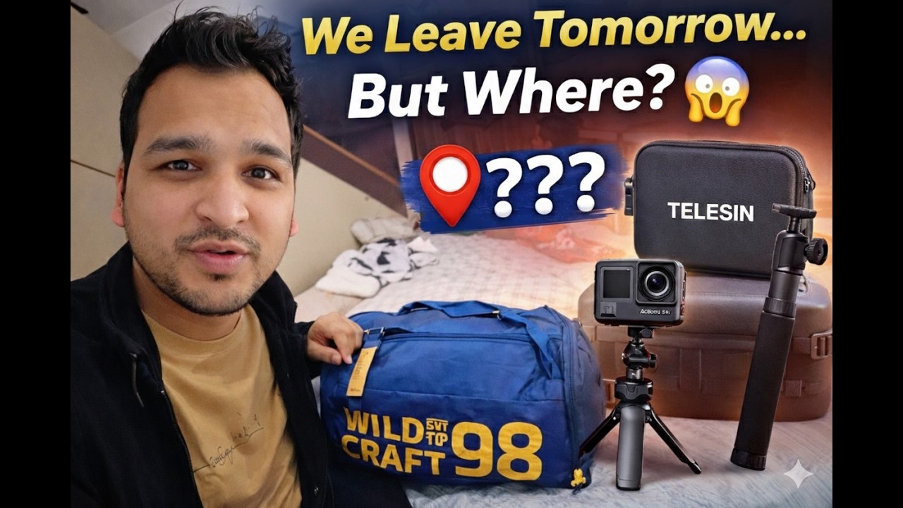 We’re Leaving Tomorrow… But Where? 🤫 | Travel Packing + New Gear Unboxing