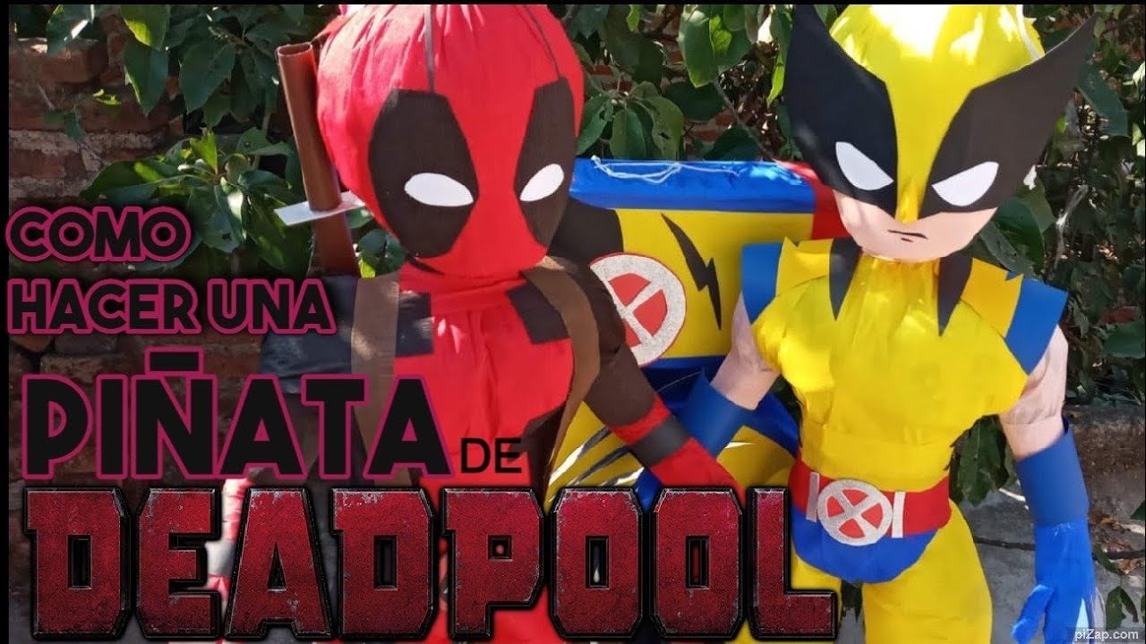 COMO HACER UNA PIÑATA DE DEADPOOL