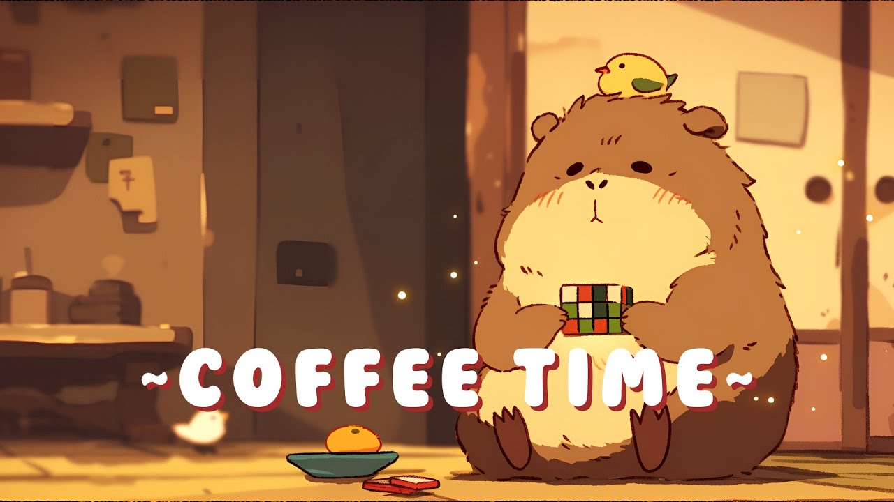 Capybara Beats & Lofi - Study Session Music Mix ~ Sweet Dreams ~ 🌸 ☕