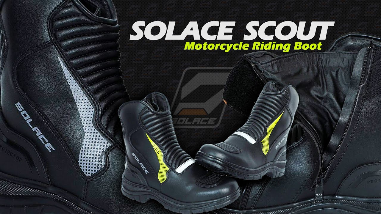 Best Motorcycle Riding Boots - Solace Scout - Every Details That Make Them Great