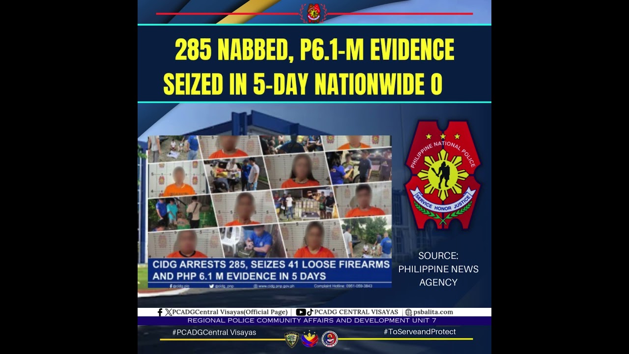 MANILA &ndash; The Philippine National Police - Criminal Investigation and Detection Group (PNP-CIDG)...