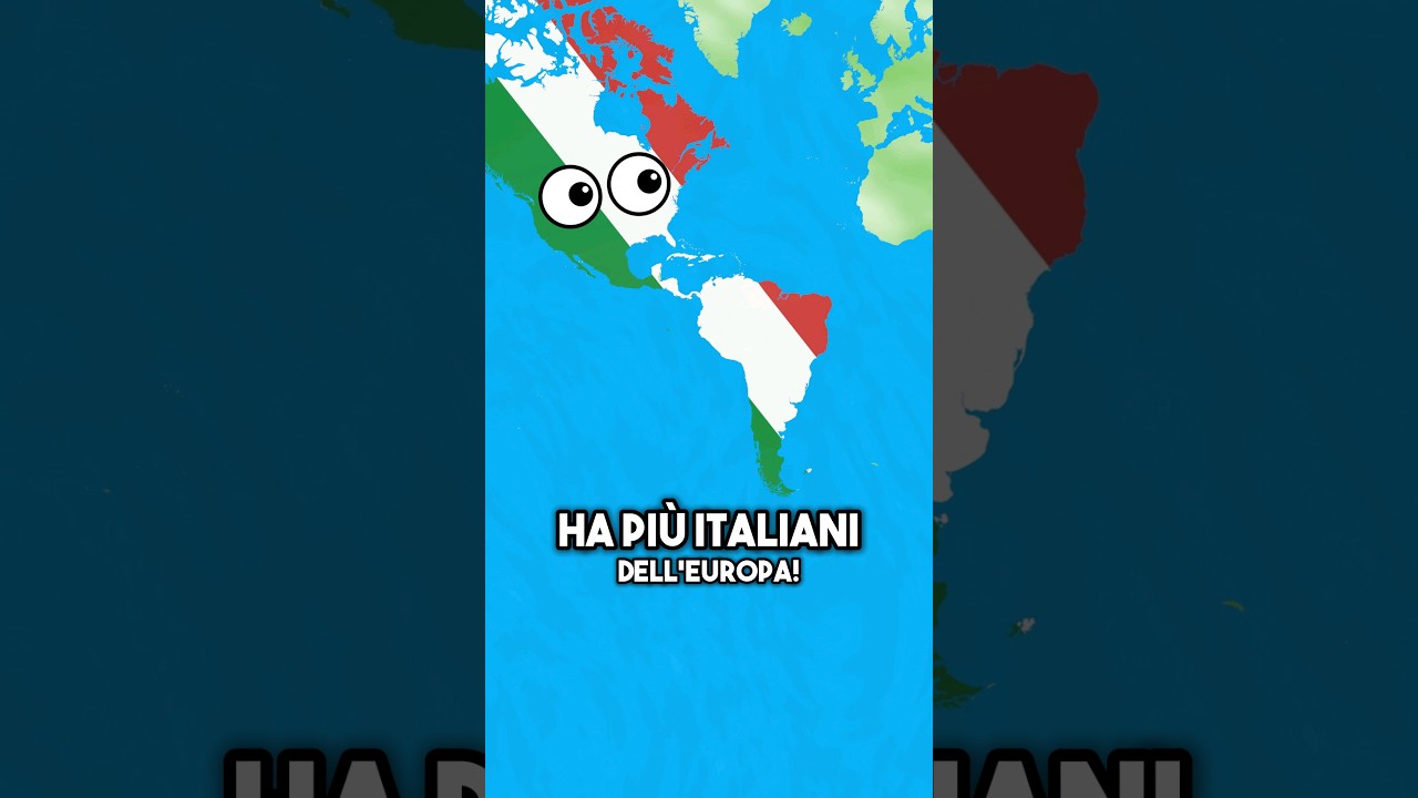 Pi&ugrave; Italiani in America che in Italia 😲🤌🇮🇹 #italia #geografia #paesi #italiani #america #emigrazione