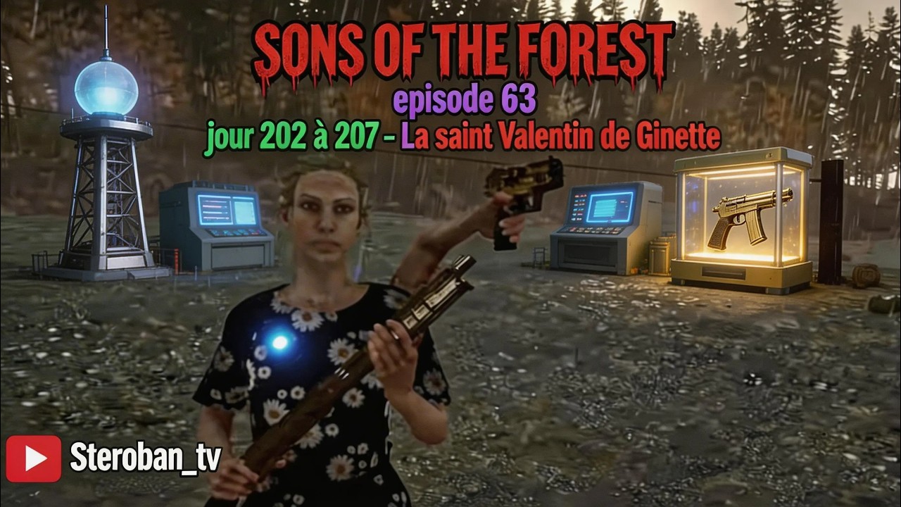 Sons of the Forest : Episode 63 jour 202 a 207  💀☠️👀 #steroban_tv  #sonsoftheforest  #construction
