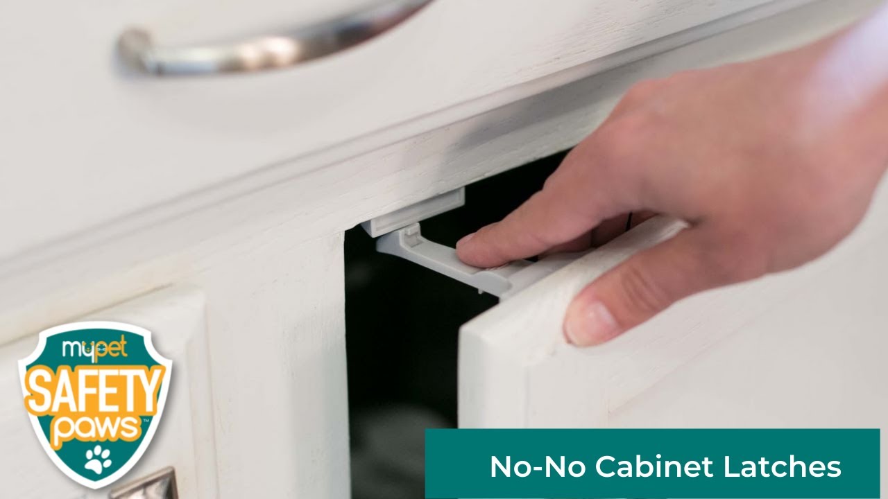 Safety Paws No-No Cabinet Latches from North States MyPet