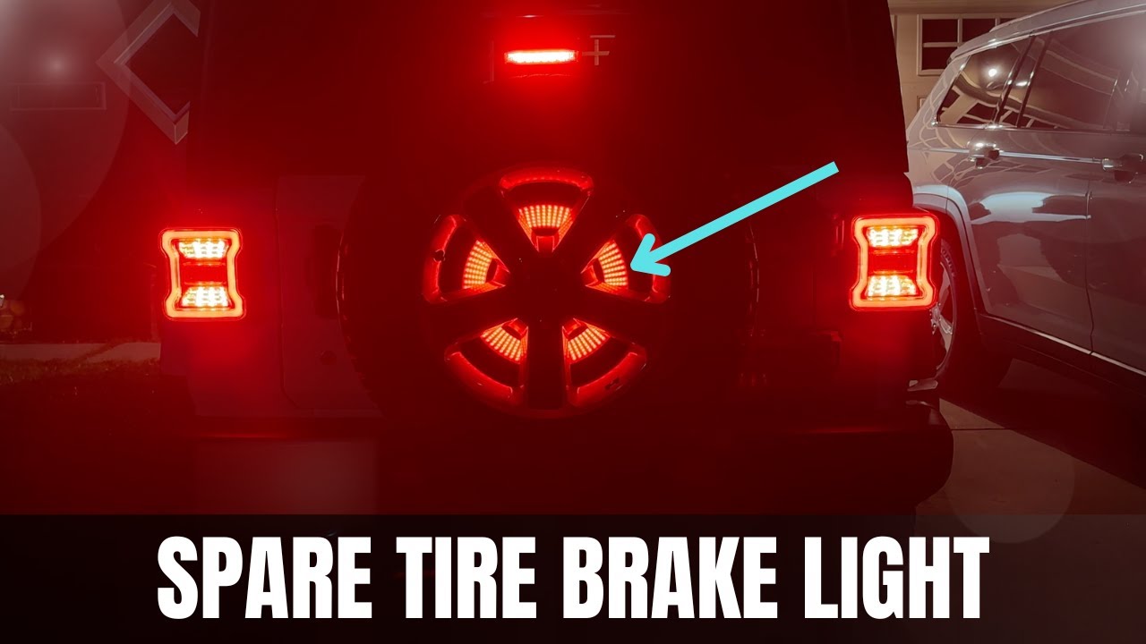 Wrangler JL/JLU LED Spare Tire Brake Light Install