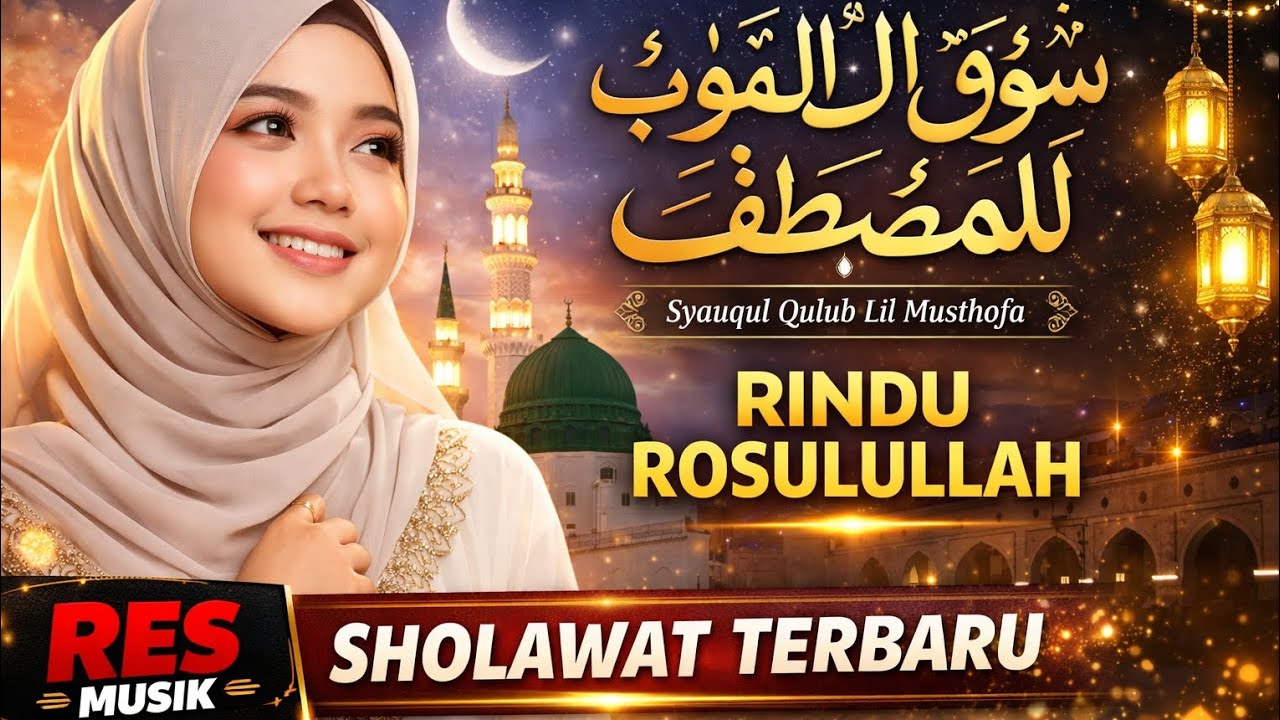 RINDU RASULULLAH ‼️ LIRIK II @RESMUSIKSHOLAWAT 