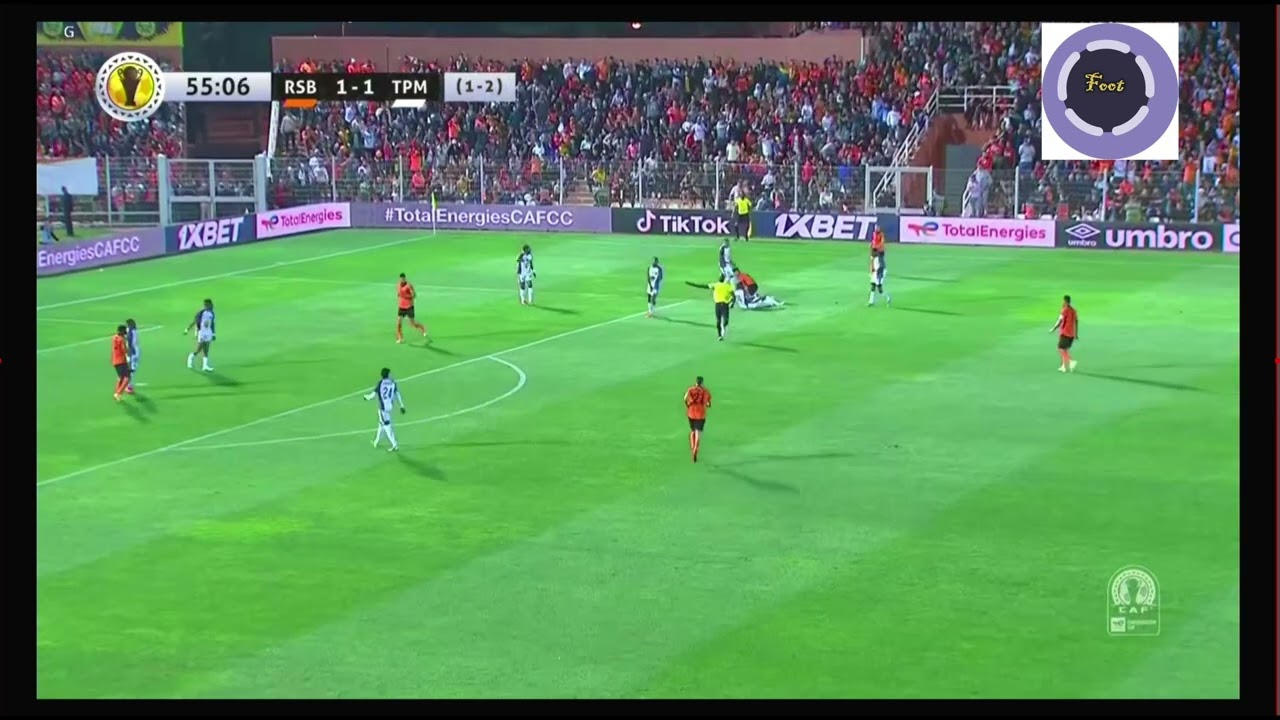مبارة نهضة بركان ضد تي بي مازيمبي !!الشوط الثاني. RSB Berkane   TP Mazembe 2eme mi temps