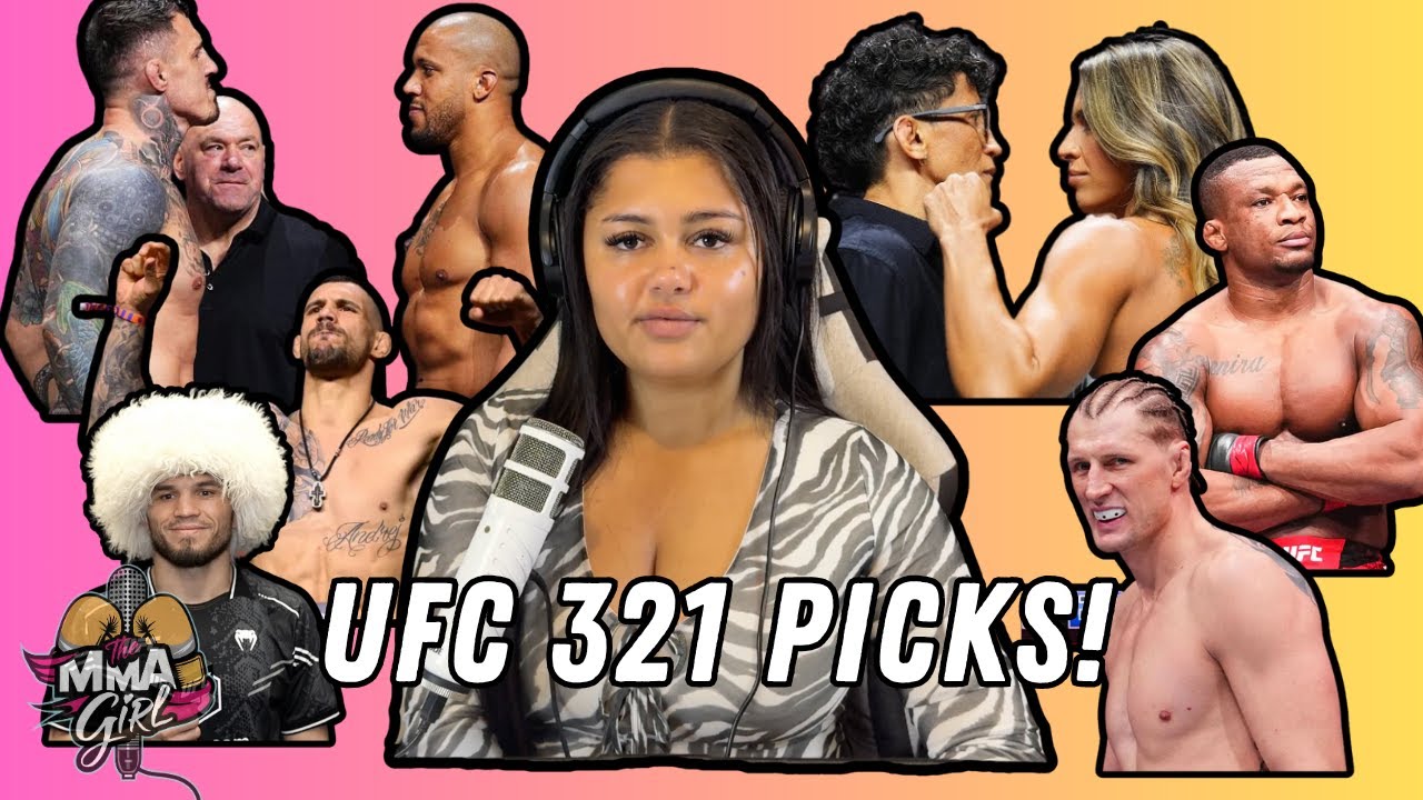 WILL ASPINALL REMAIN THE UNDISPUTED CHAMP?!? IS GANE A THREAT?!? UFC 321 PICKS 🇦🇪 | The MMA Girl