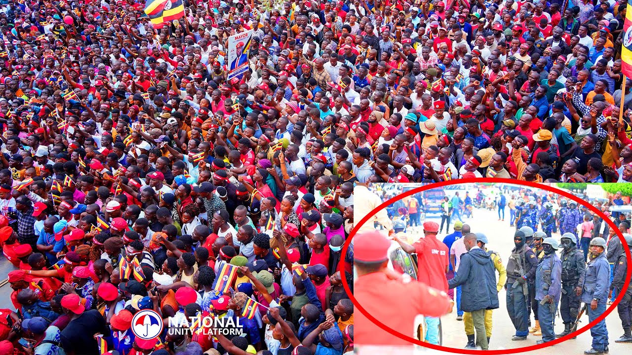 Massive Crowds In Kisoro defy Police threats and Chant ‘Bobi Bobi’ on all streets - this is Massive.