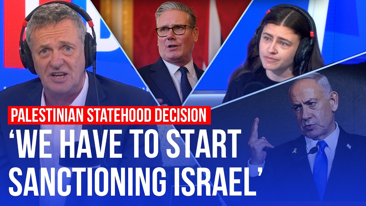 Will the UK recognising Palestinian statehood sway other countries? | LBC