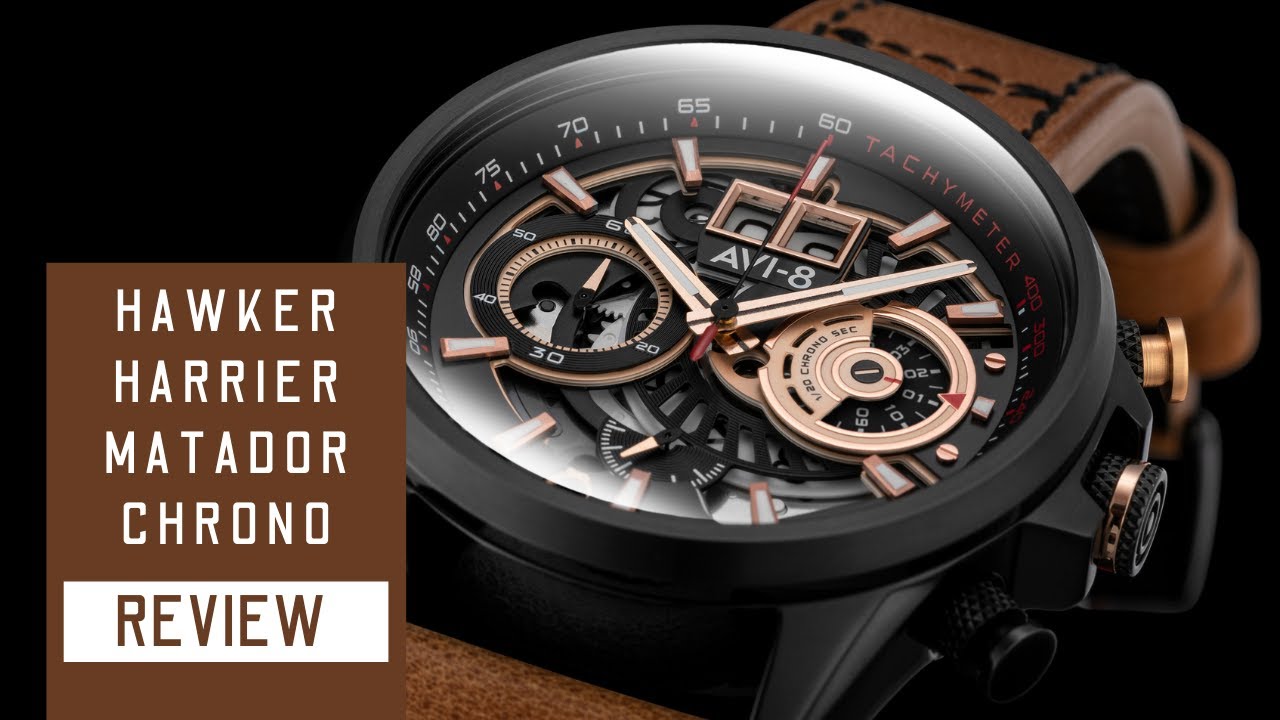 [REVIEW] Matador Chronograph | Hawker Harrier Collection #avi8 #hawkerharrier #matador