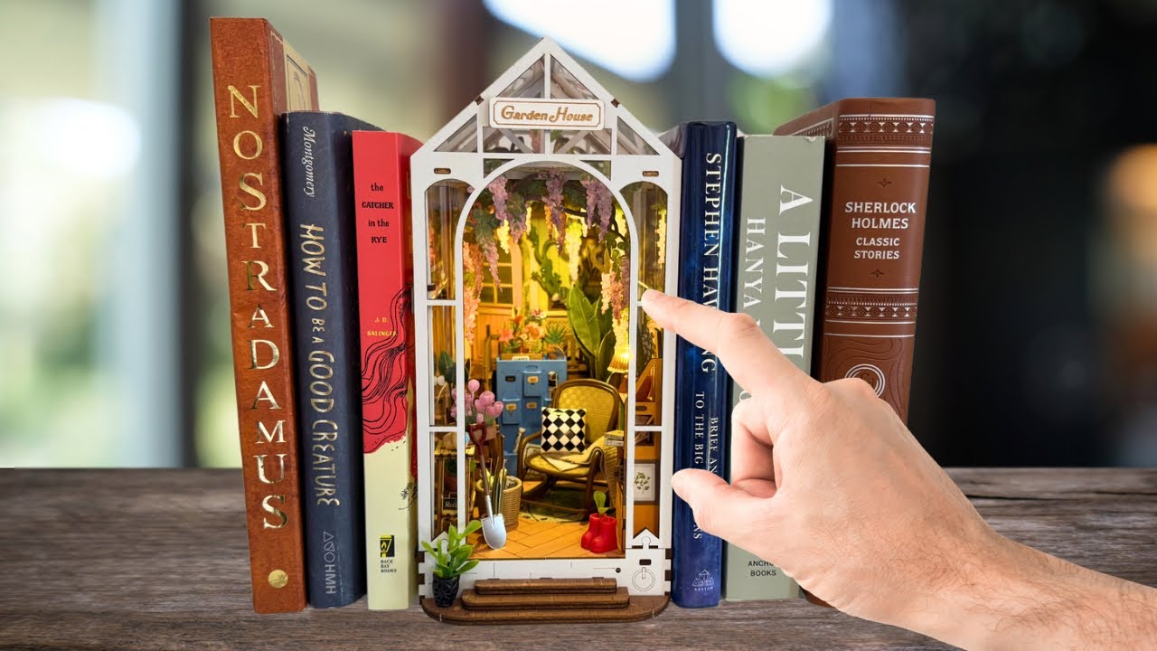 Miniature Garden House! | ROLIFE BOOK NOOK