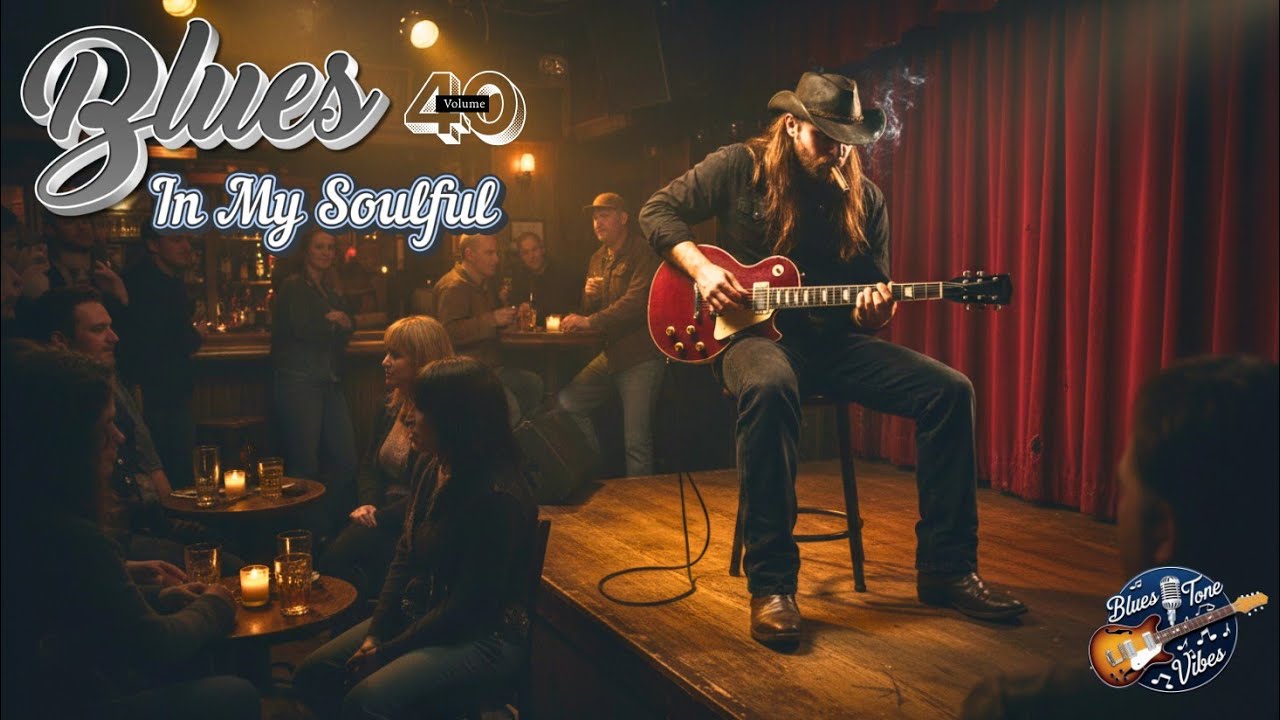 Blues In My Soulful | Vol. 40 – Sad Emotional Slow Rock Blues Guitar Instrumental #blues #slowblues 