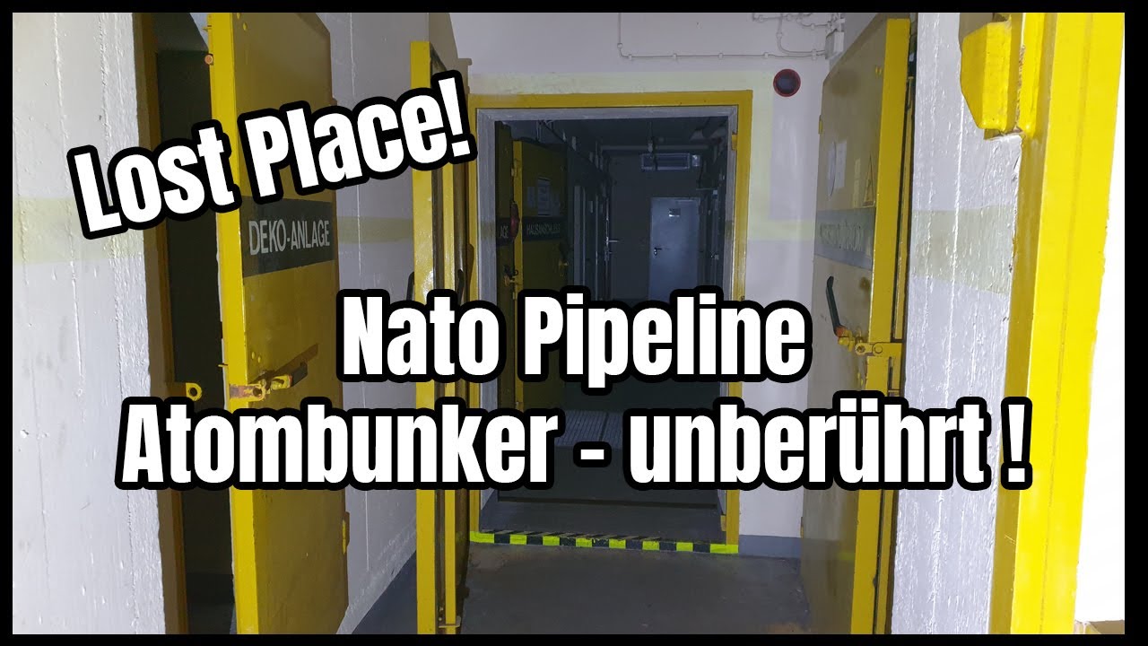 Lost Place Nato Pipeline Atombunker: in einem top Zustand entdeckt B0162