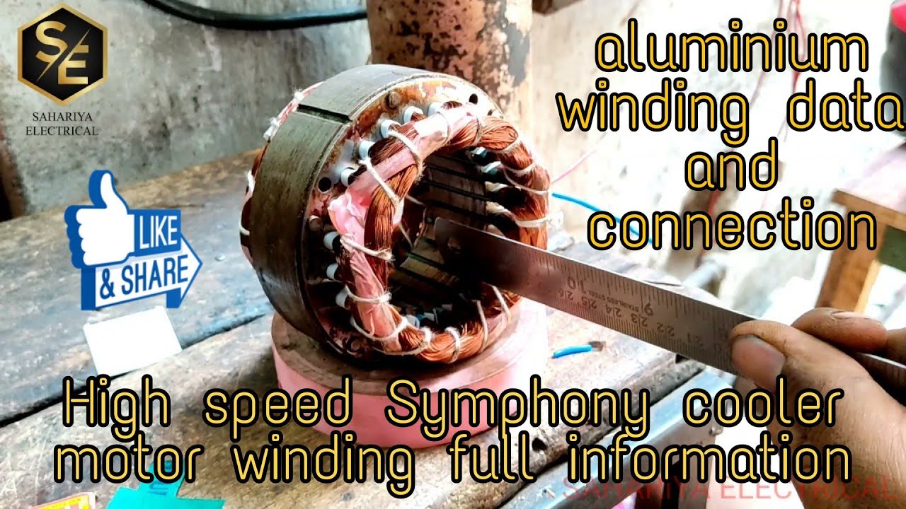 1400rpm cooler motor winding/series connection/high speed cooler motor winding one ten motor winding