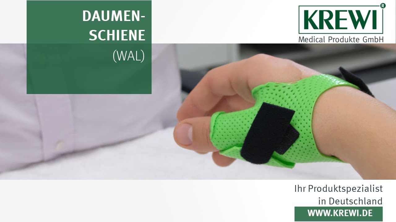 8. Daumenfunktionsschiene (Wal) | Rhizarthrose | Ergotherapie