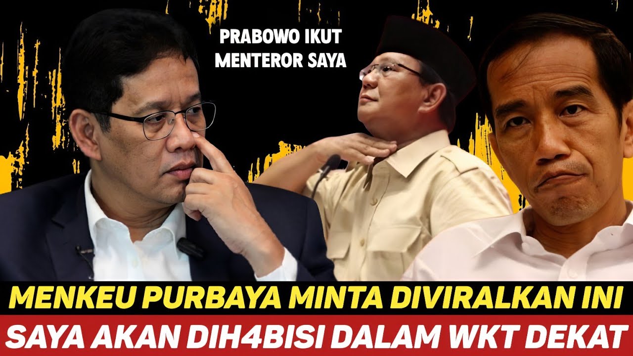 MERINDING.! MENKEU PURBAYA MINTA VIDEO INI DIVIRALKAN 