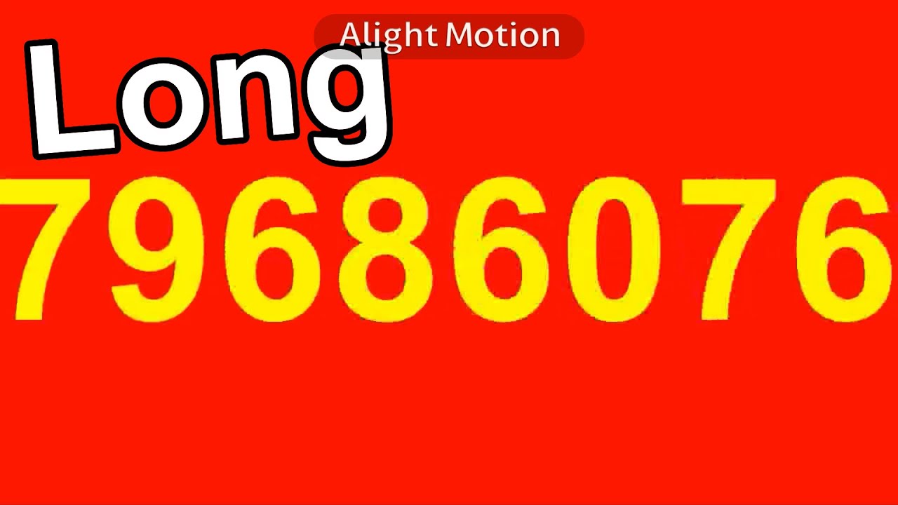 Numbers 1 to 200000000