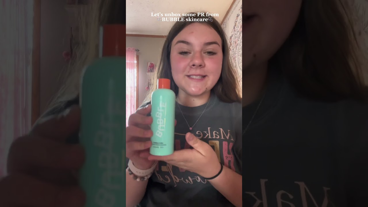 BUBBLE PR unboxing @bubbleskincare #PR