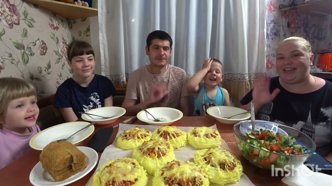 мукбанг/картофельные гнëзда