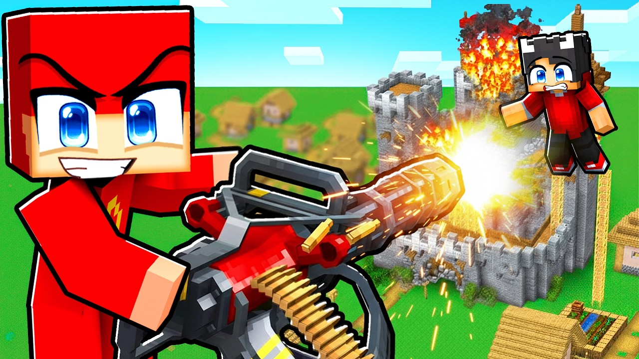 Byggekonkurrence Med VÅBEN i Minecraft!