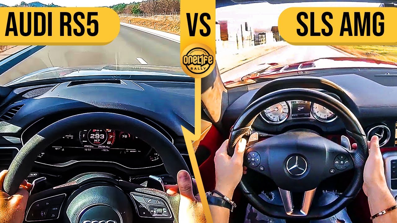 Audi RS5 VS Mercedes SLS AMG | POV Driving Test
