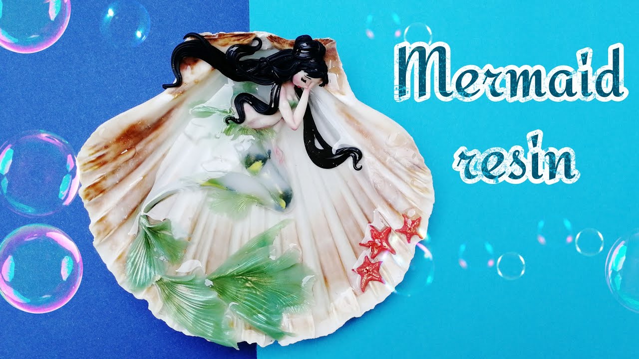 Mermaid resin / tutorial