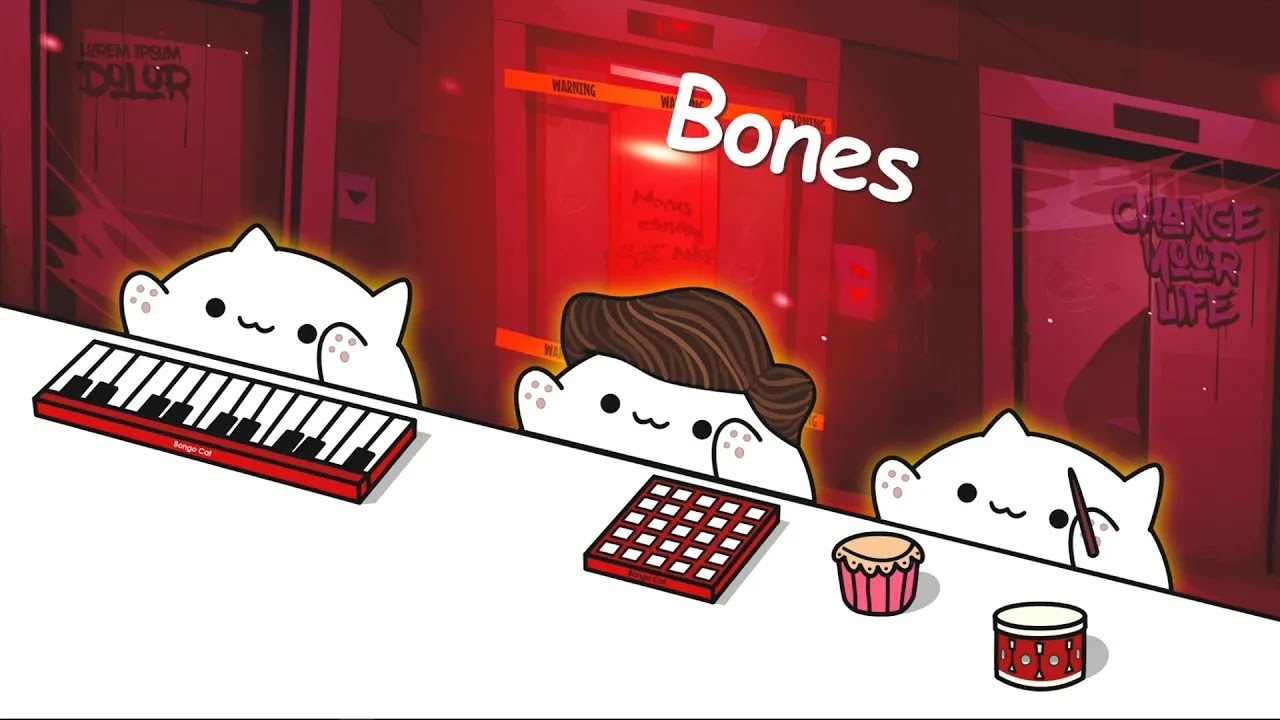 Bongo Cat &ndash; Bones (Cover Version) 🎧