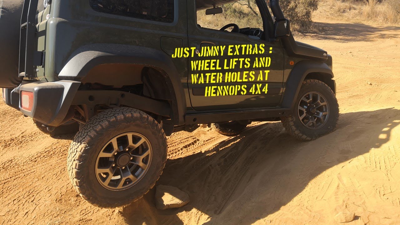 Just Jimny Extras: Wheel lifts and Mudholes @ Hennops 4x4