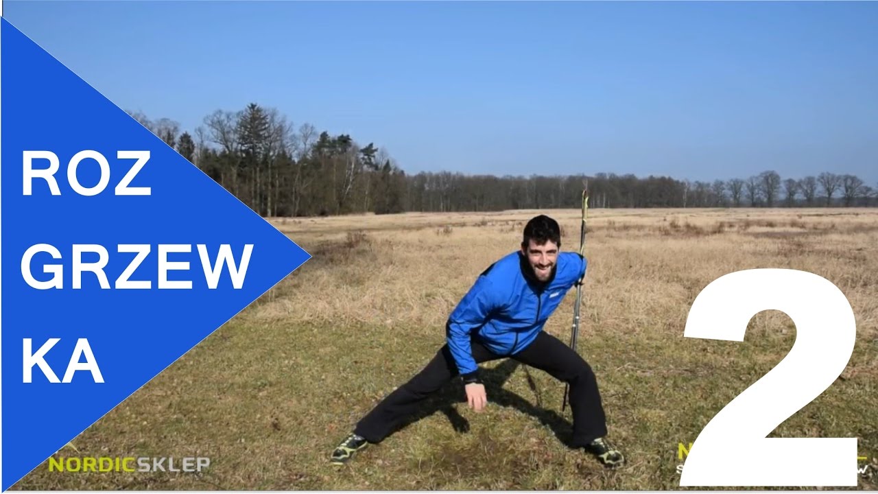 Nordic walking z Aleksandrem Wilanowskim - rozgrzewka 2.