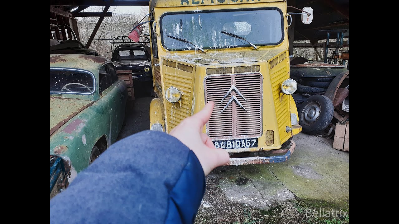 CAMIONS DE POMPIERS ET VOITURES DE COLLECTION ABANDONNÉES /ds/aronde/diane/panhard #URBEX
