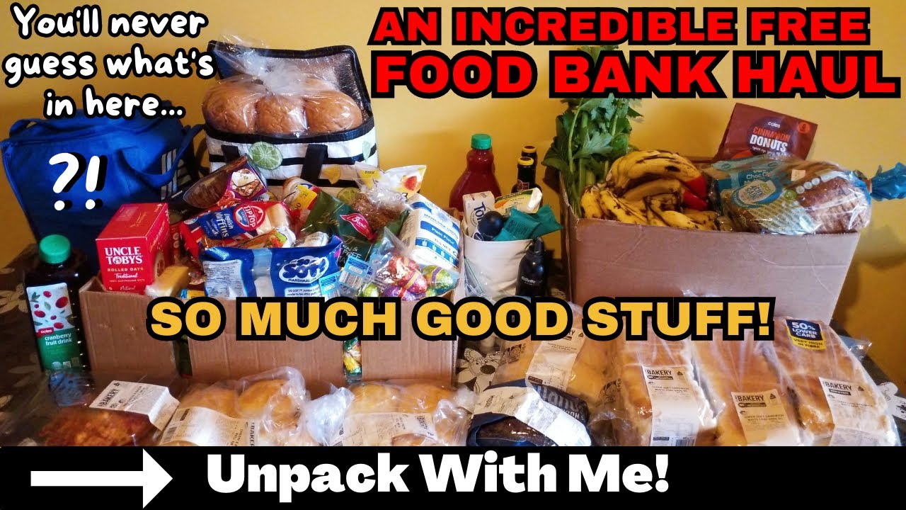 Incredible FREE Food Bank Hamper! My AMAZING Food Pantry Grocery Haul: Queensland Australia May 2023