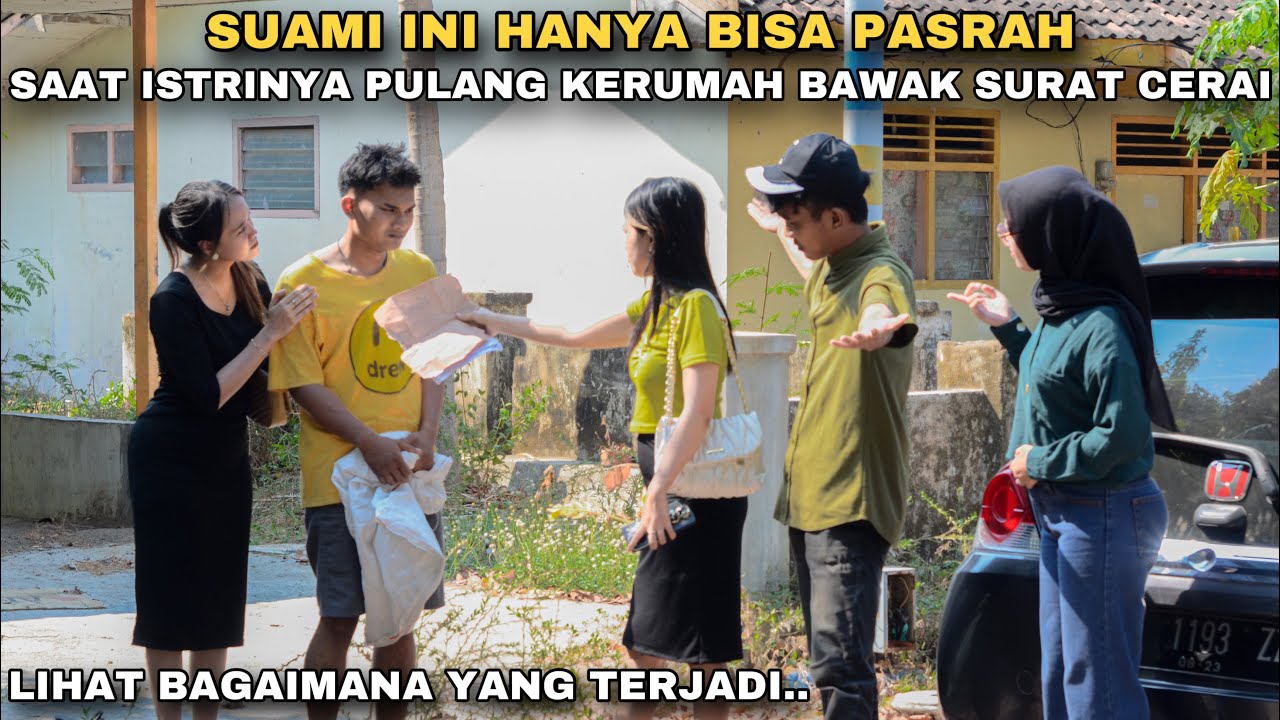 SUAMI INI HANYA BISA PASRAH & IKHLAS SAAT ISTRINYA PULANG MEMBAWA SURAT CERAI!! tapi ternyata..