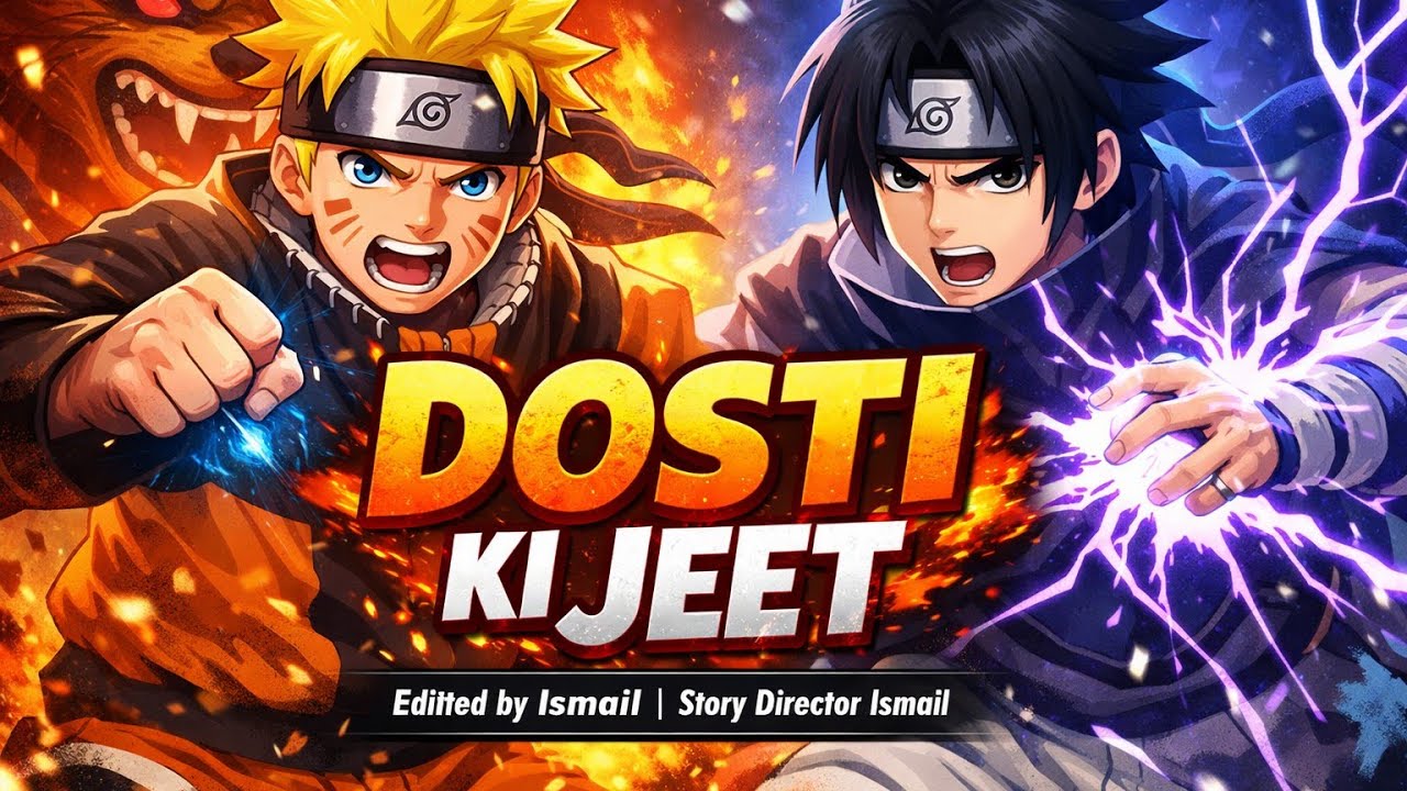 दोस्ती की जीत || NARUTO STORY EPISODE 1 .. EDITED BY ISMAIL... 