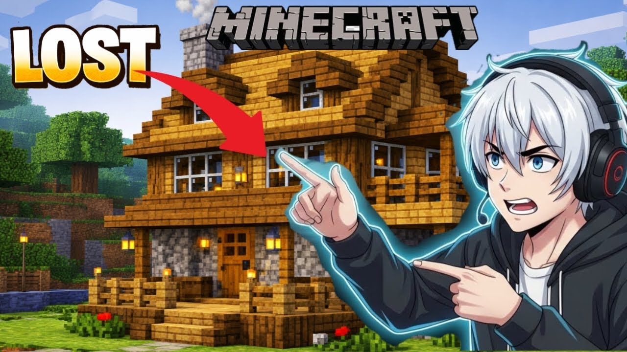 Minecraft:- I LOST MY HOUSE 😭 | survival New world Episode 3 #3