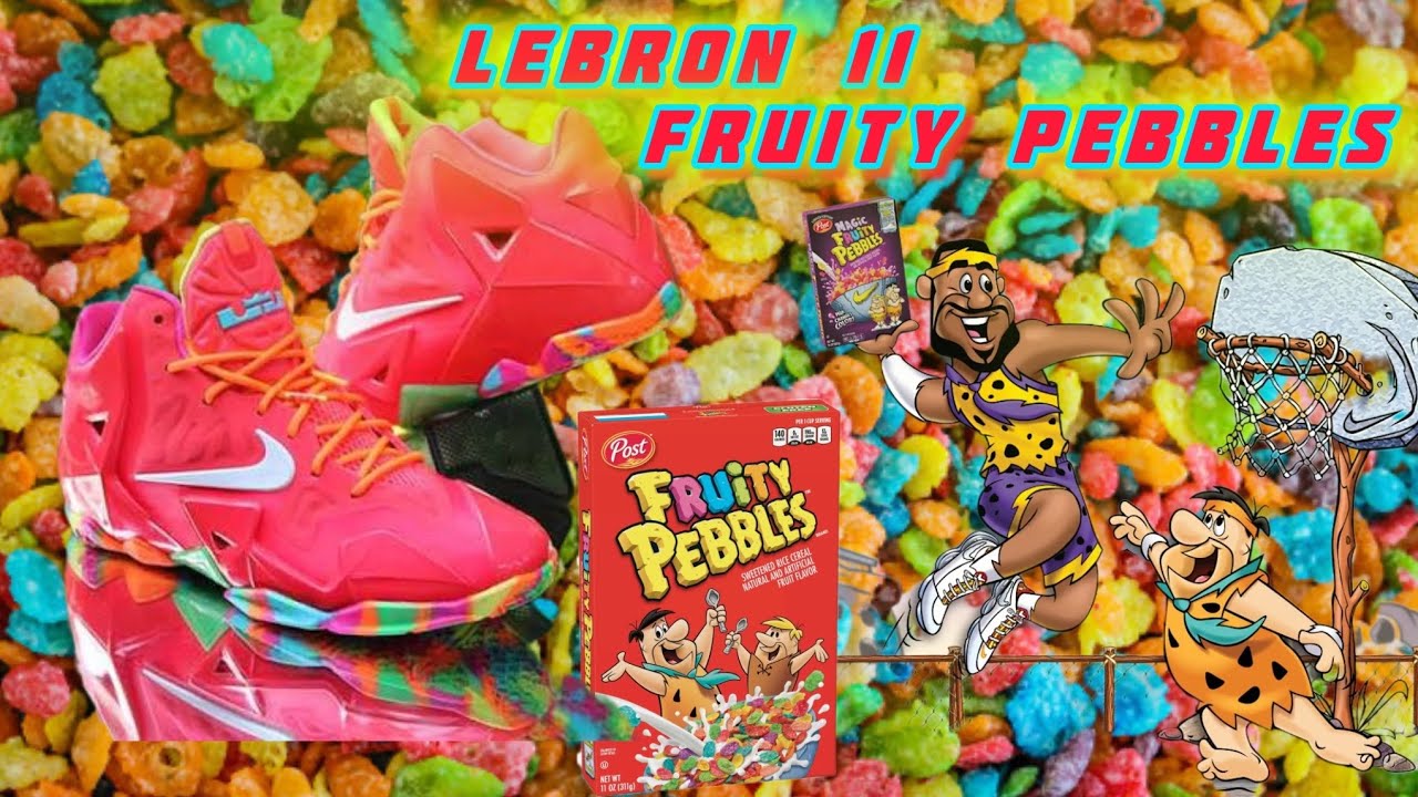 NBA 2K26 SHOE CREATOR LEBRON 11 FRUITY PEBBLES 
